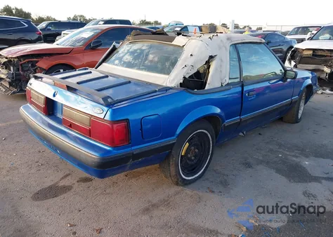 1989 Ford Mustang Lx from USA, damaged, VIN 1FABP44A6KF216200